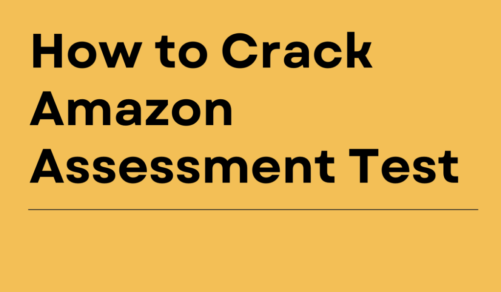 Amazon Assessment Test