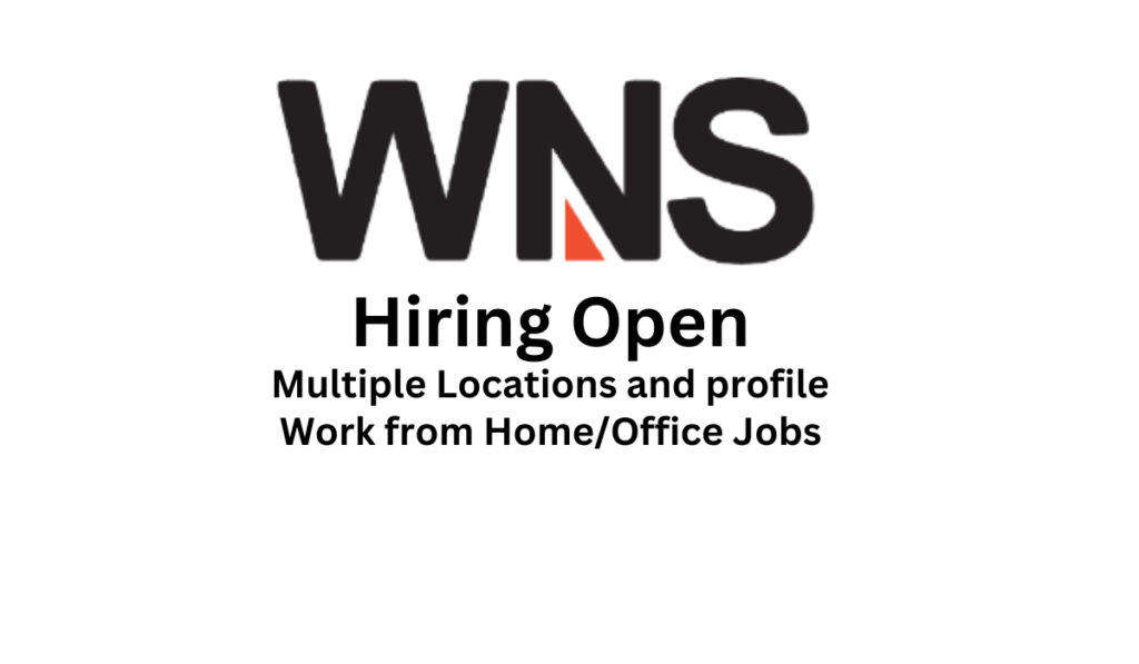 Multiple Jobs in WNS Global Services