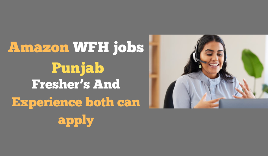 Amazon WFH Jobs in Punjab