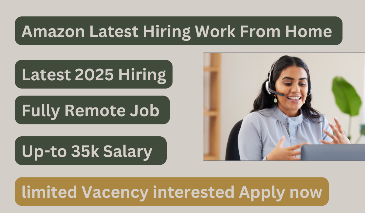 Amazon Latest Hiring Work From Home 2025 Maharashtra 