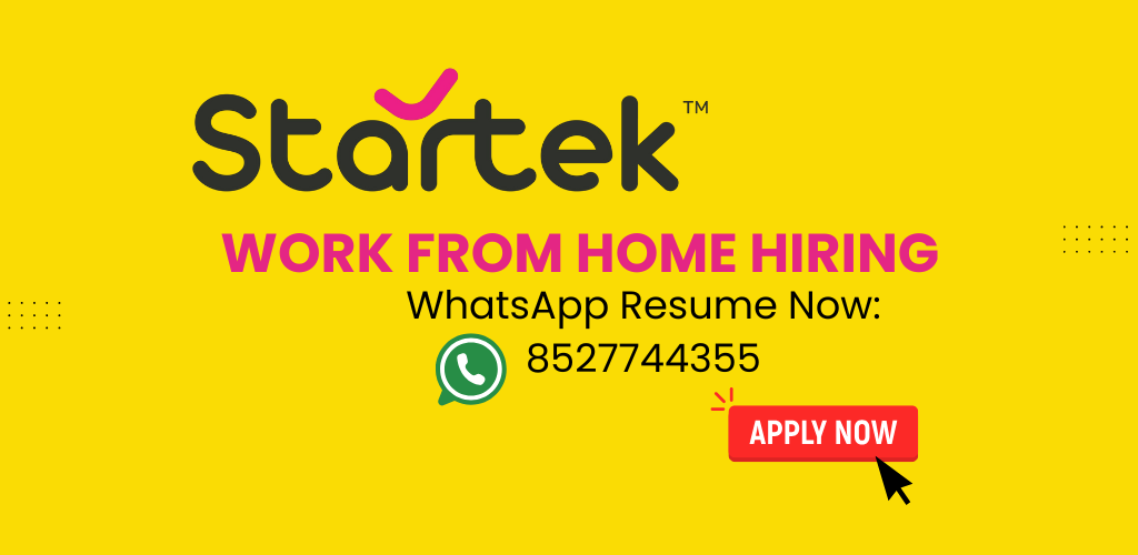 work from home job notification